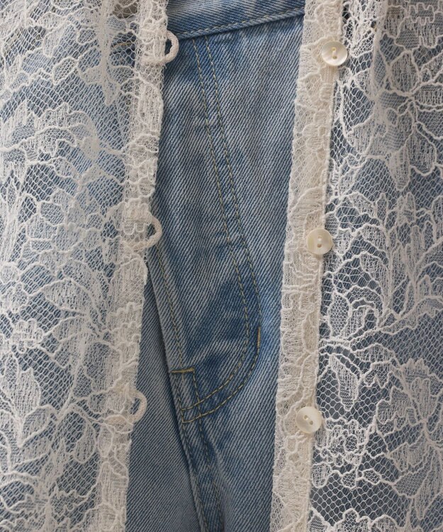 GRACE CONTINENTAL フリルカラーレースワンピース キナリ