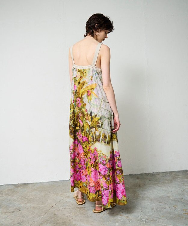 GRACE CONTINENTAL ジャルダンプリントマキシ マルチ