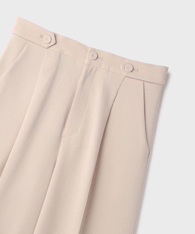 GRACE CONTINENTAL トリアセワイドパンツ ベージュ