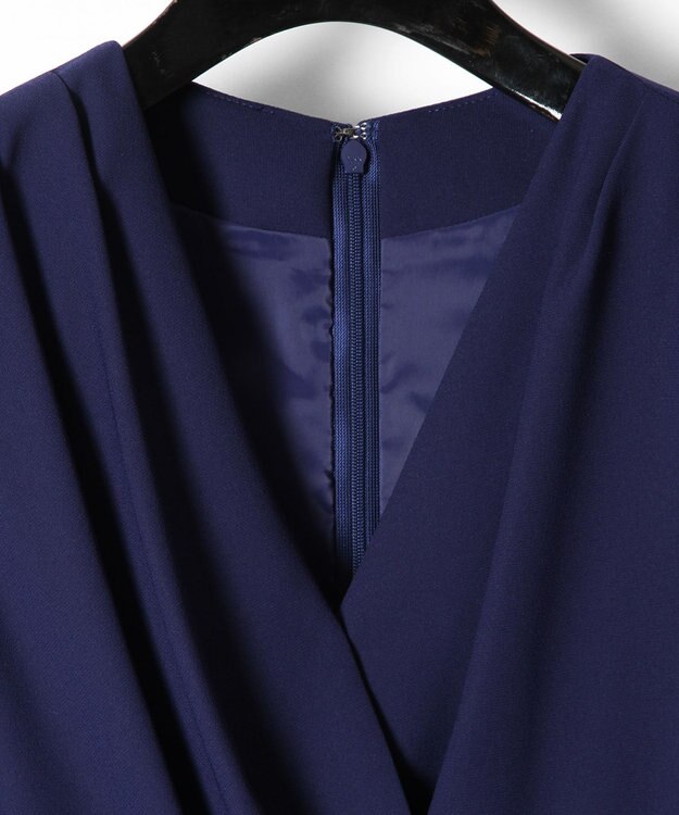 GRACE CONTINENTAL カシュクールドレス ネイビー