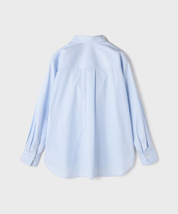 GRACE CONTINENTAL ピンタックドレスシャツ ブルー