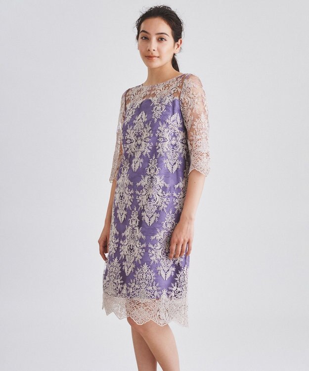 GRACE CONTINENTAL 【オンライン限定ドレス】Gigi ラベンダー