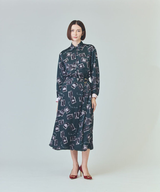 新品[グレースコンチネンタル25SS トランププリントラップスカート　36 トランププリントラップスカート / GRACE CONTINENTAL | GRACE