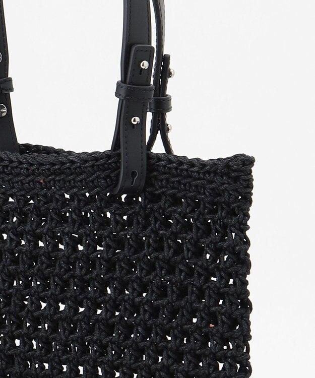 GRACE CONTINENTAL TOV CROCHE BAG ブラック