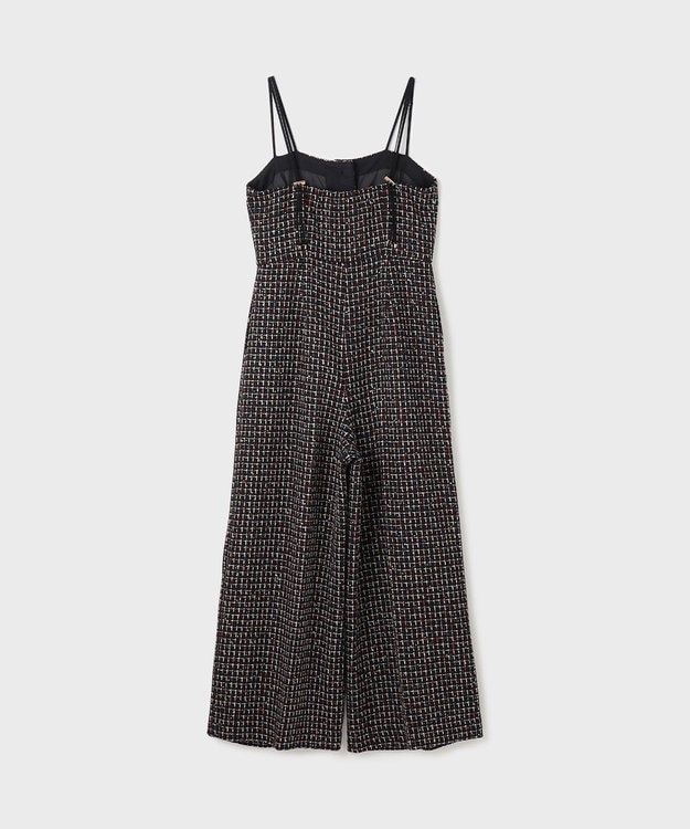 GRACE CONTINENTAL ツイードサロペット マルチ