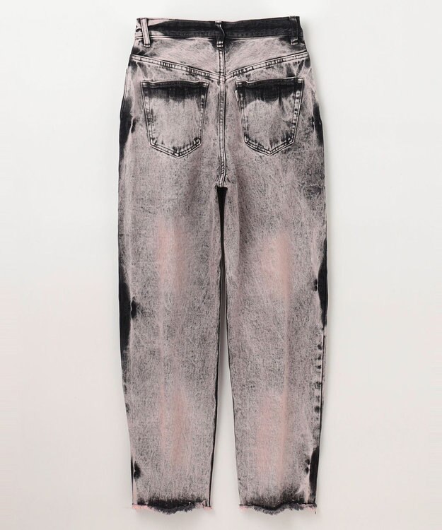 GRACE CONTINENTAL タイダイコクーンデニムパンツ ピンク