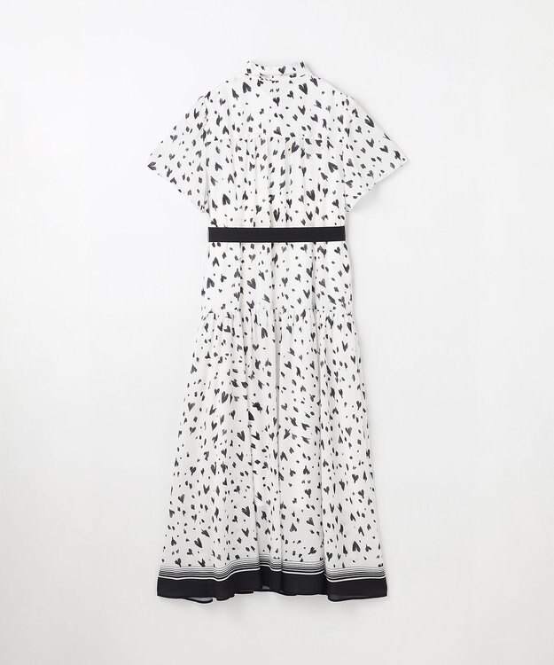 GRACE CONTINENTAL ハートレオパードプリントワンピース キナリ