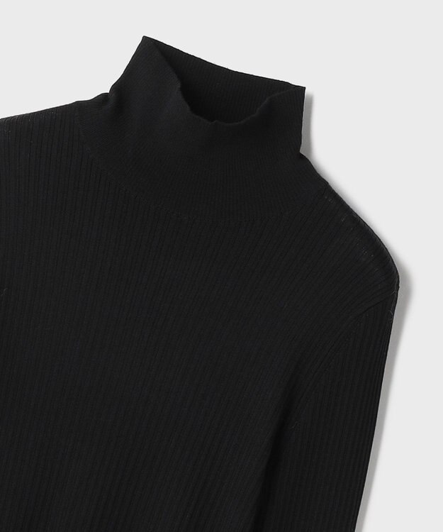 GRACE CONTINENTAL ウールハイゲージニットトップ ブラック