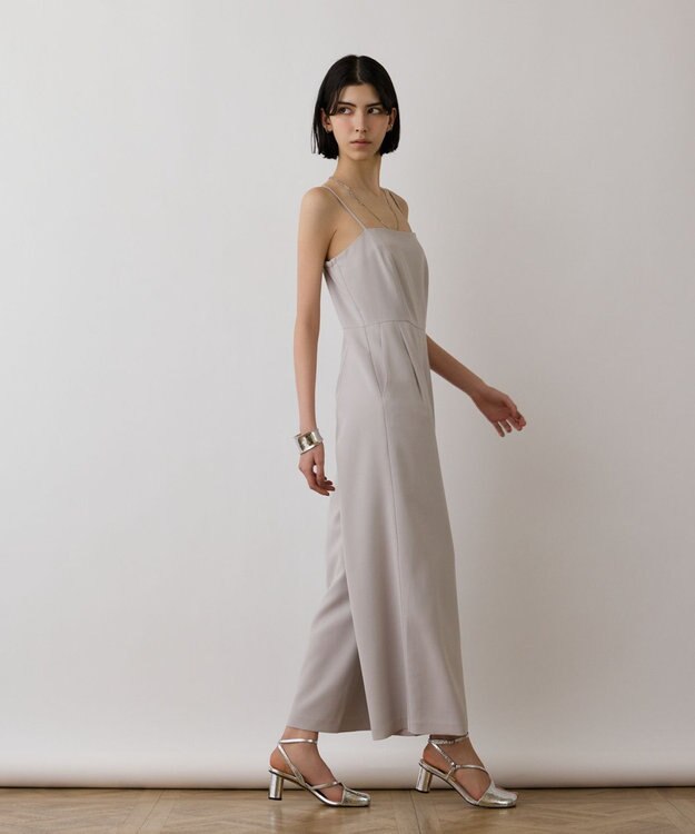 GRACE CONTINENTAL レースコンビサロペット グレー