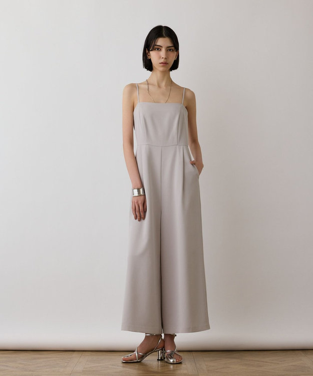 GRACE CONTINENTAL レースコンビサロペット グレー