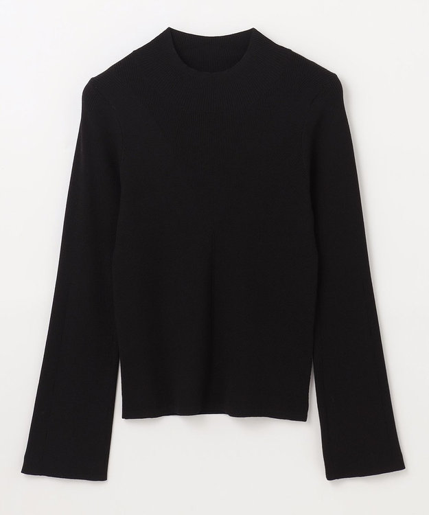 GRACE CONTINENTAL リブニットトップ ブラック