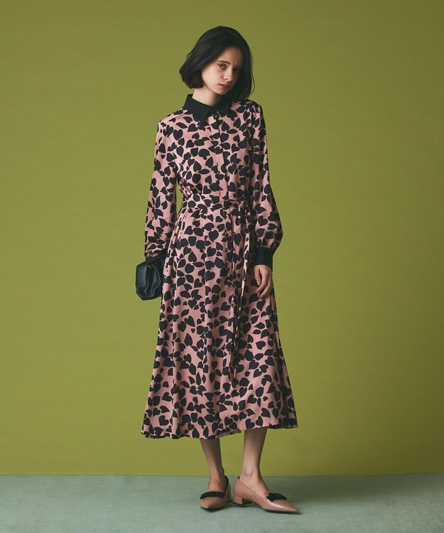 GRACE CONTINENTAL ハートクレリックドレス ピンク