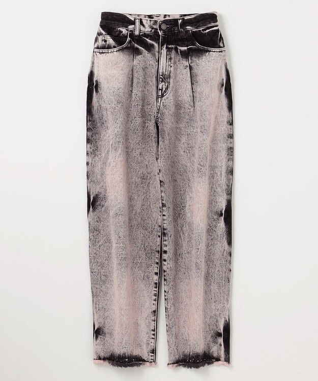 GRACE CONTINENTAL タイダイコクーンデニムパンツ ピンク