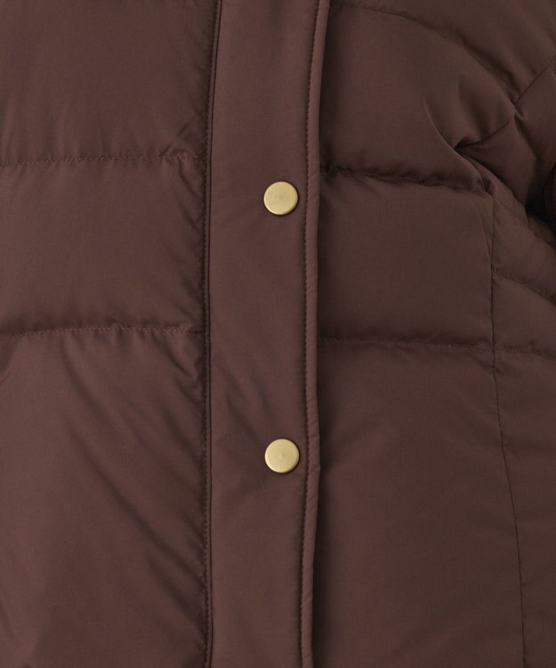 GRACE CONTINENTAL エコファーショートダウンジャケット ブラウン