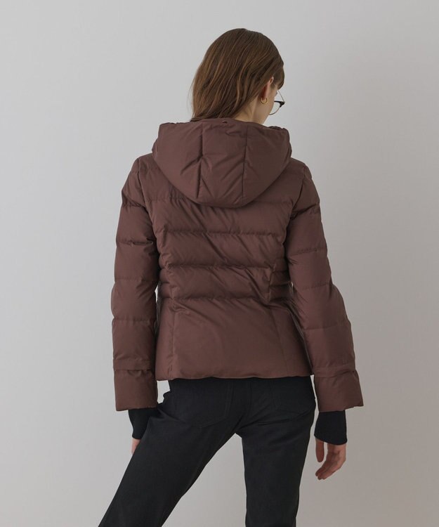 GRACE CONTINENTAL エコファーショートダウンジャケット ブラウン