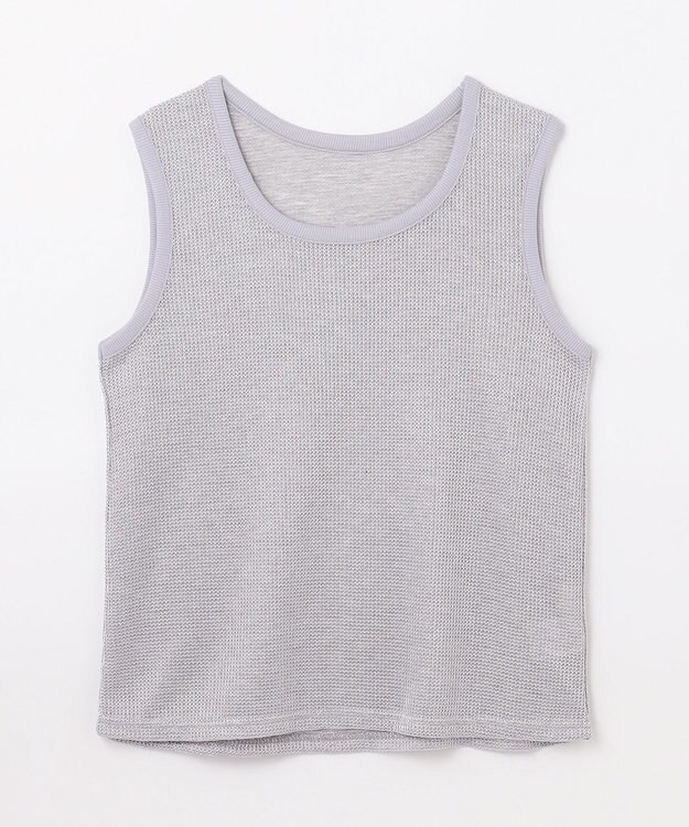 GRACE CONTINENTAL ラメカットトップ シルバー