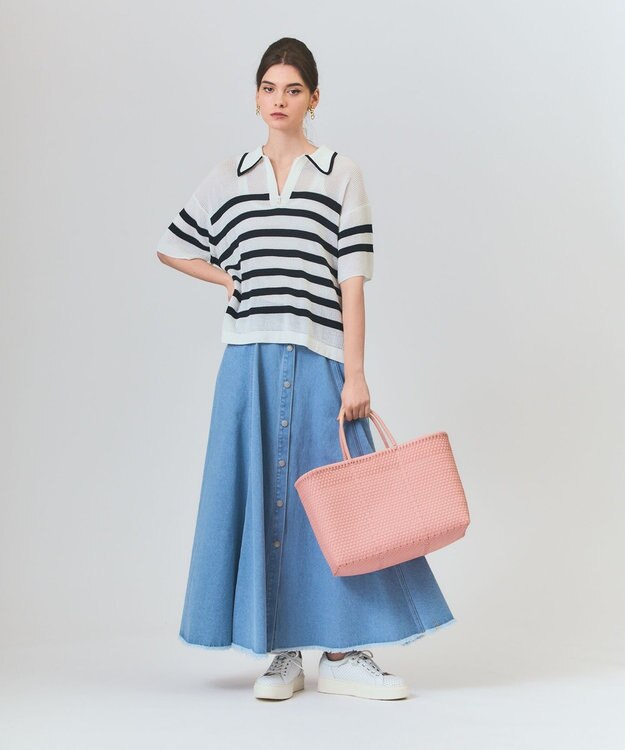 GRACE CONTINENTAL PUP  メルカドバッグM ピンク