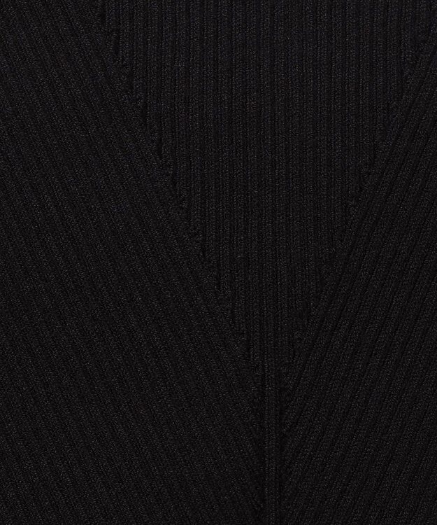 GRACE CONTINENTAL リブニットトップ ブラック