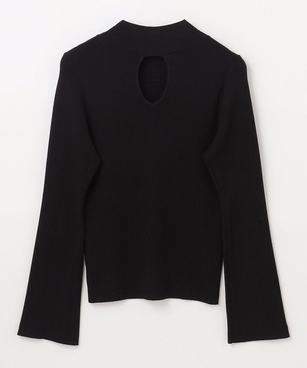 GRACE CONTINENTAL リブニットトップ ブラック