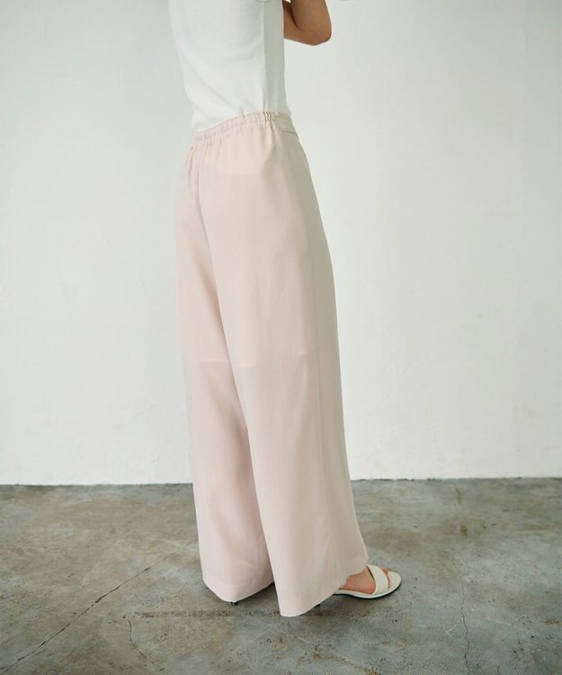 GRACE CONTINENTAL ラップレイヤードパンツ ベージュ