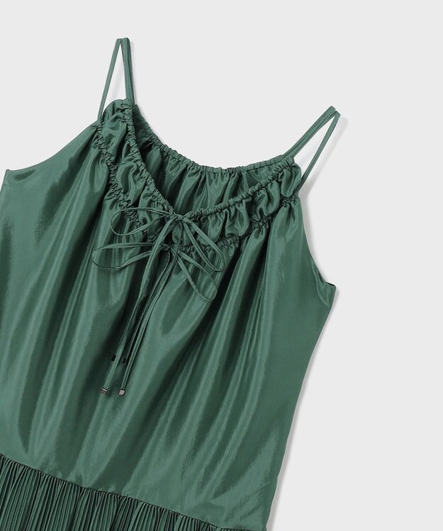 GRACE CONTINENTAL ブライトキャミワンピース グリーン