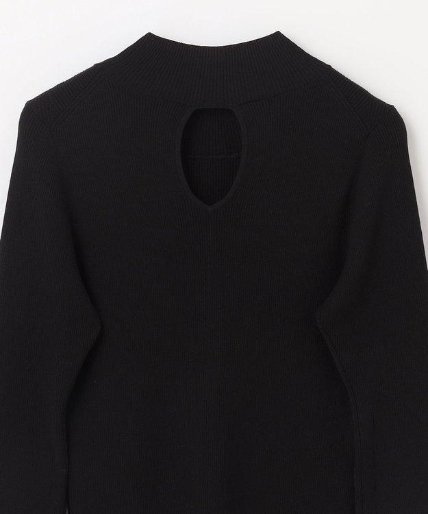 GRACE CONTINENTAL リブニットトップ ブラック