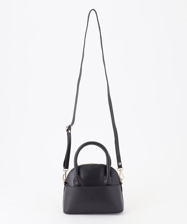 GRACE CONTINENTAL MaisonVincent レザーミニバッグ ブラック