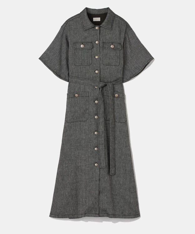 新品 Diagram  ❤︎ グレースコンチネンタル デニム ワンピース デニムドロストスリットワンピース / GRACE CONTINENTAL | GRACE