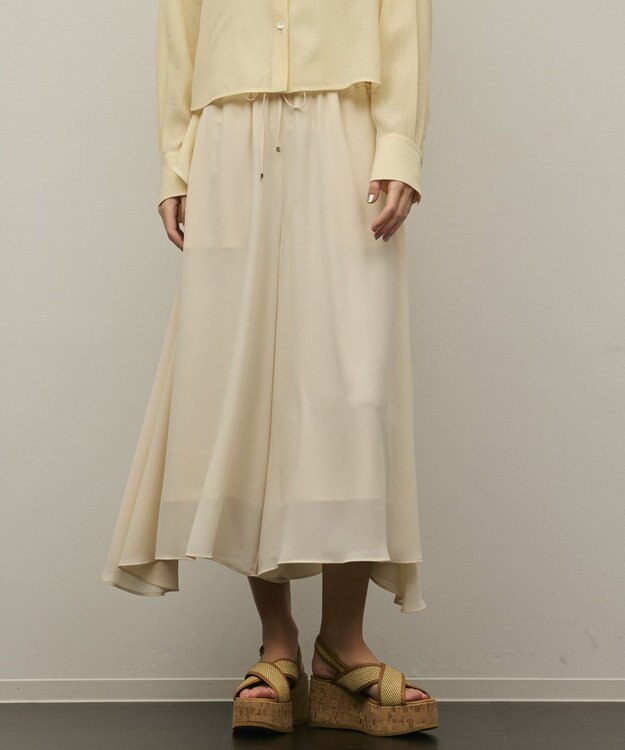 GRACE CONTINENTAL イレギュラーキュロットパンツ キナリ