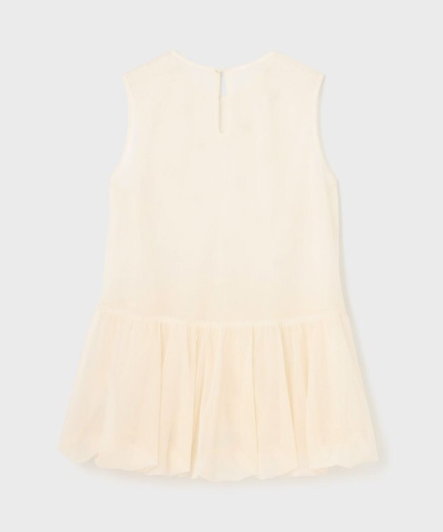 GRACE CONTINENTAL バルーンチュールトップ ホワイト