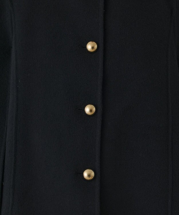 GRACE CONTINENTAL リバーケープジャケット ブラック