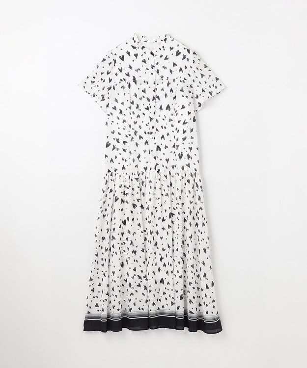 GRACE CONTINENTAL ハートレオパードプリントワンピース キナリ