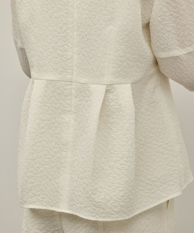 GRACE CONTINENTAL オーガンジージャガードトップ キナリ