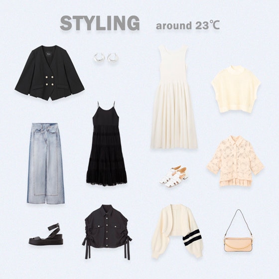 グレースコンチネンタル　セットアップ STYLING -around 23℃- | ONWARD CROSSET | GRACE CONTINENTAL