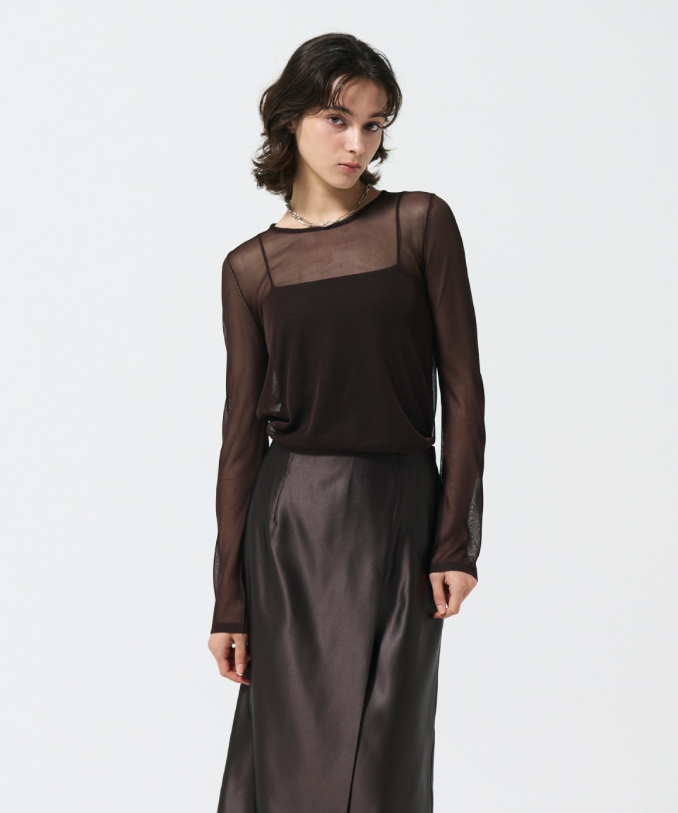 S.A！グレースコンチネンタル　トップス シアーTOP | GRACE CONTINENTAL グレースコンチネンタル 通販