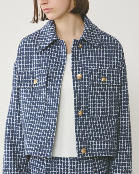 【美品】グレースコンチネンタル♡ジャケット GRACE CONTINENTAL グレースコンチネンタル グログランノー