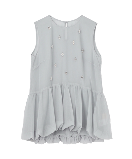 バルーンチュールトップ