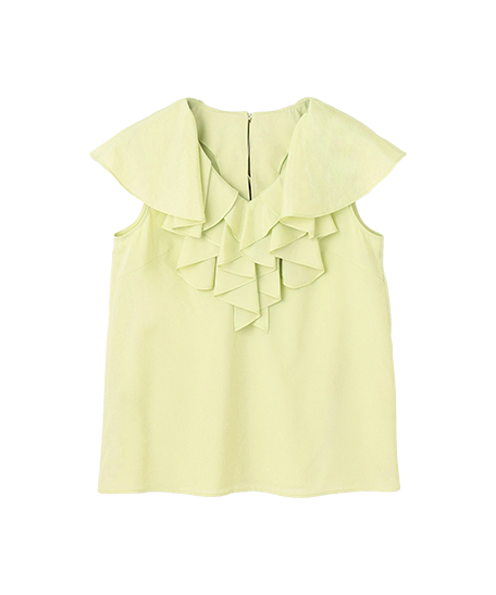 フリルカラートップ