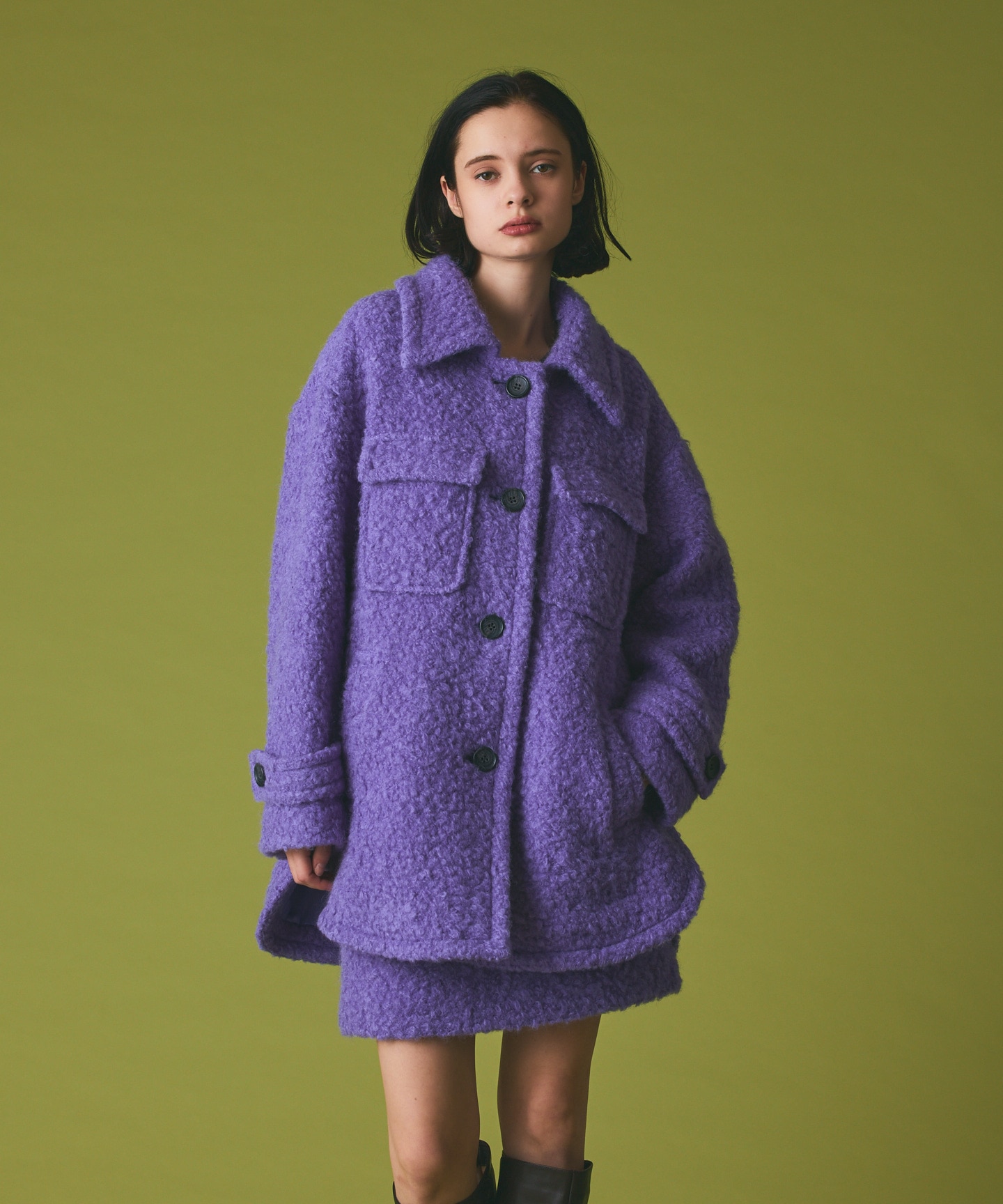 リングWOOLショートコート