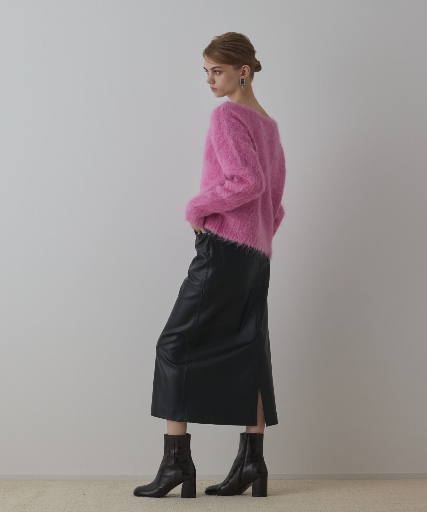 オーバーニットトップ