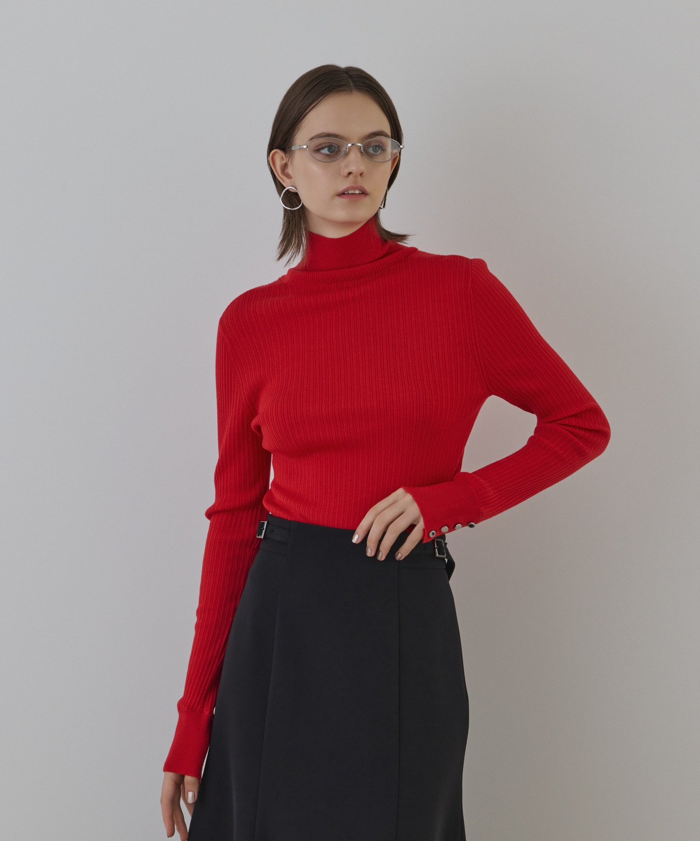 ウールハイゲージウールニットトップ