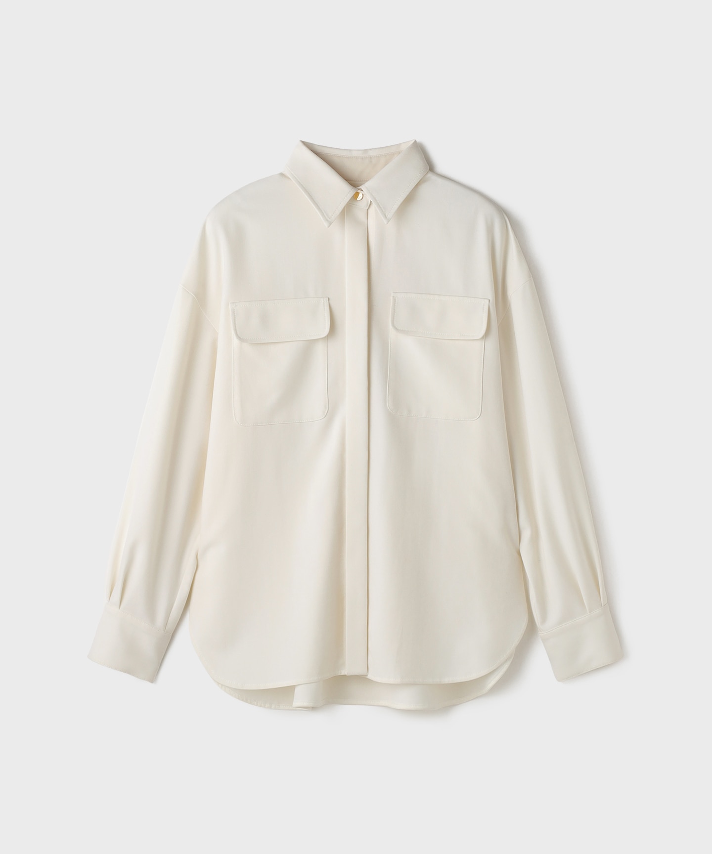 ウールミリタリーシャツ