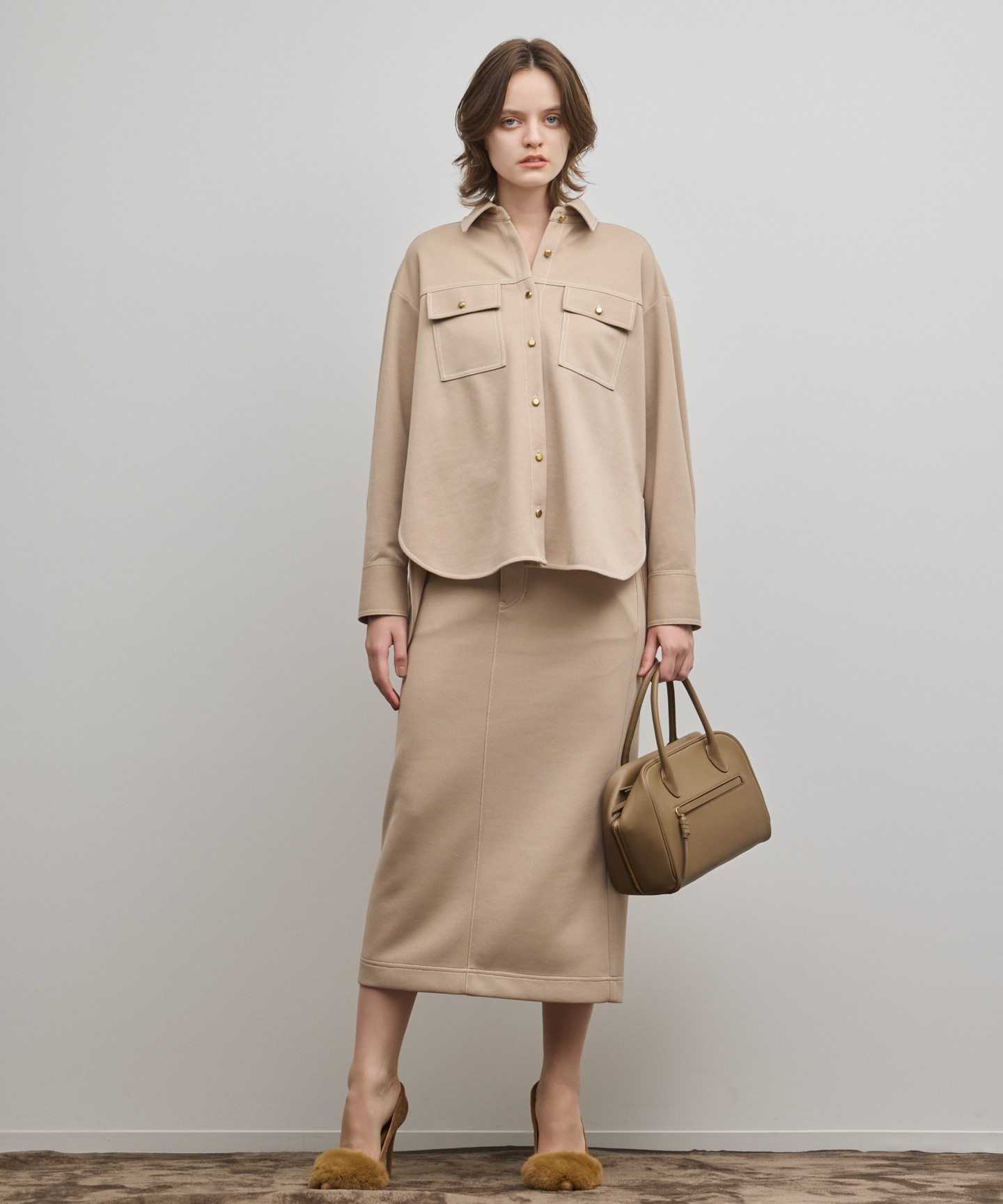 ジャージタイトスカート