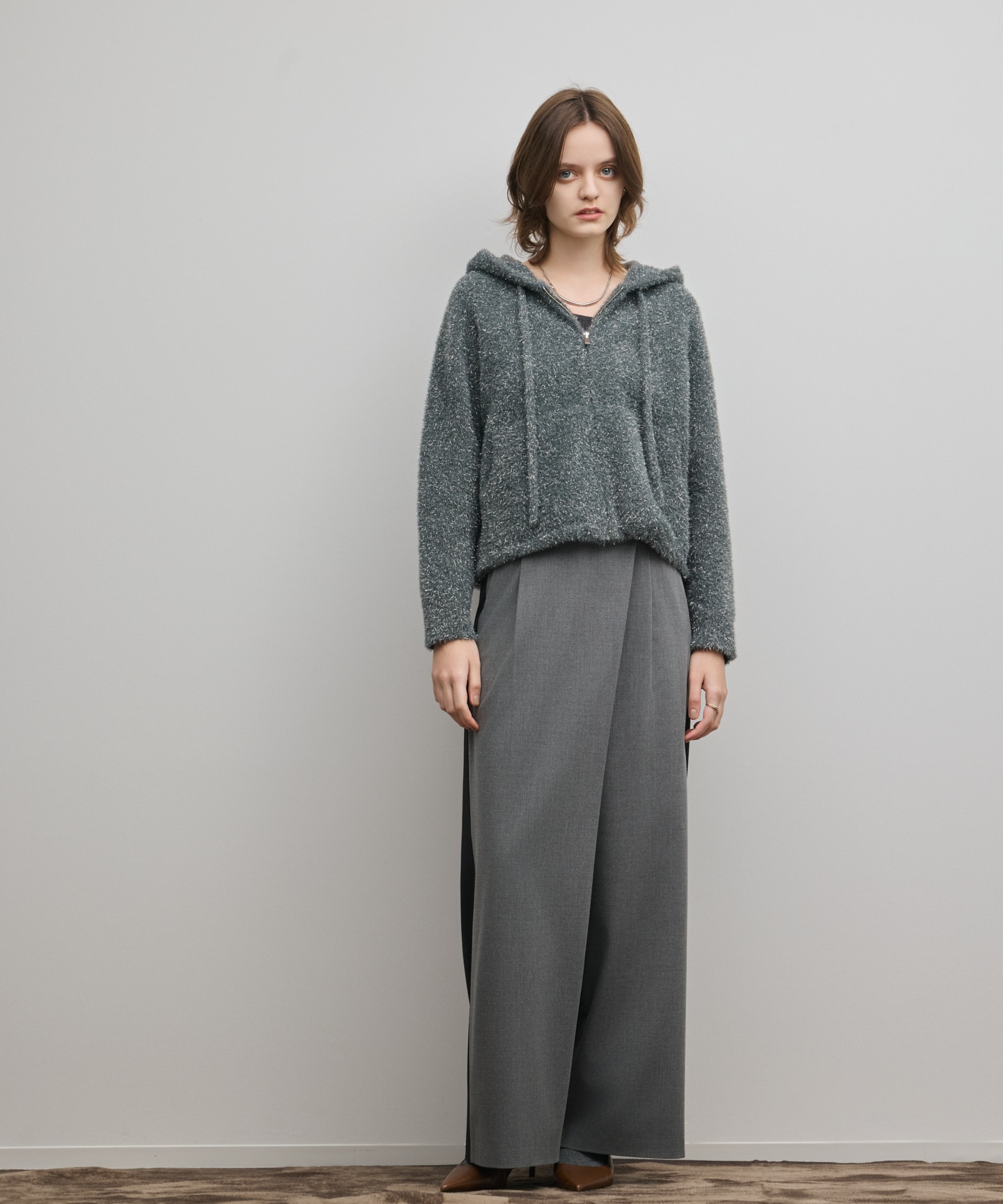 ラップワイドパンツ