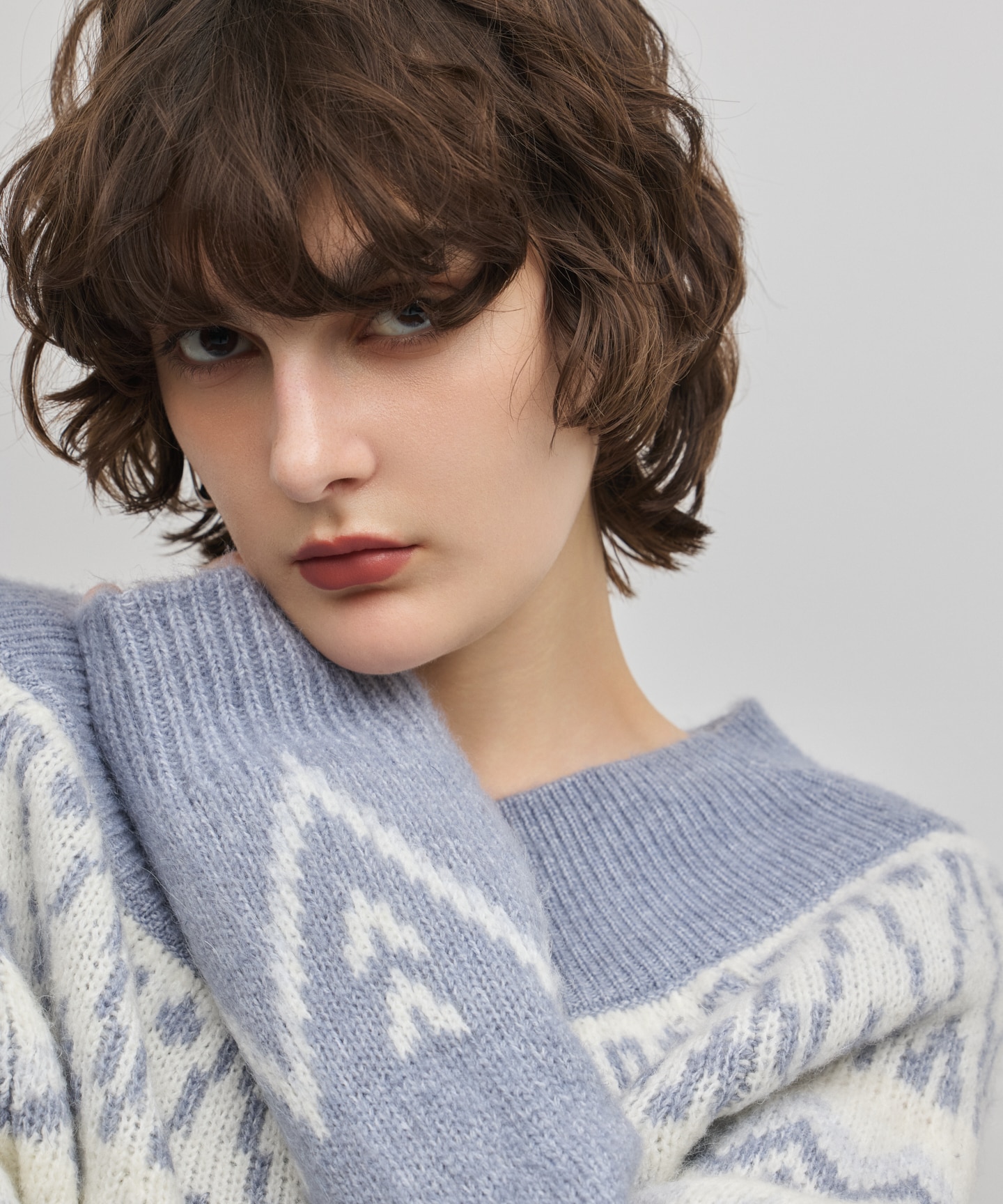 フェアアイルニットトップ