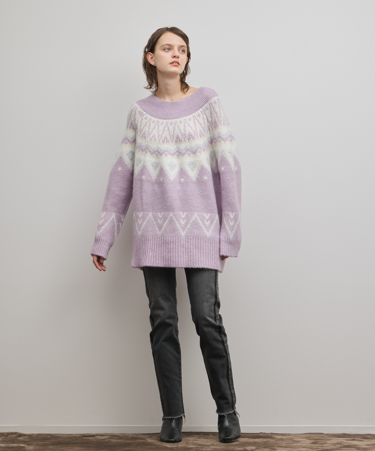 フェアアイルニットトップ