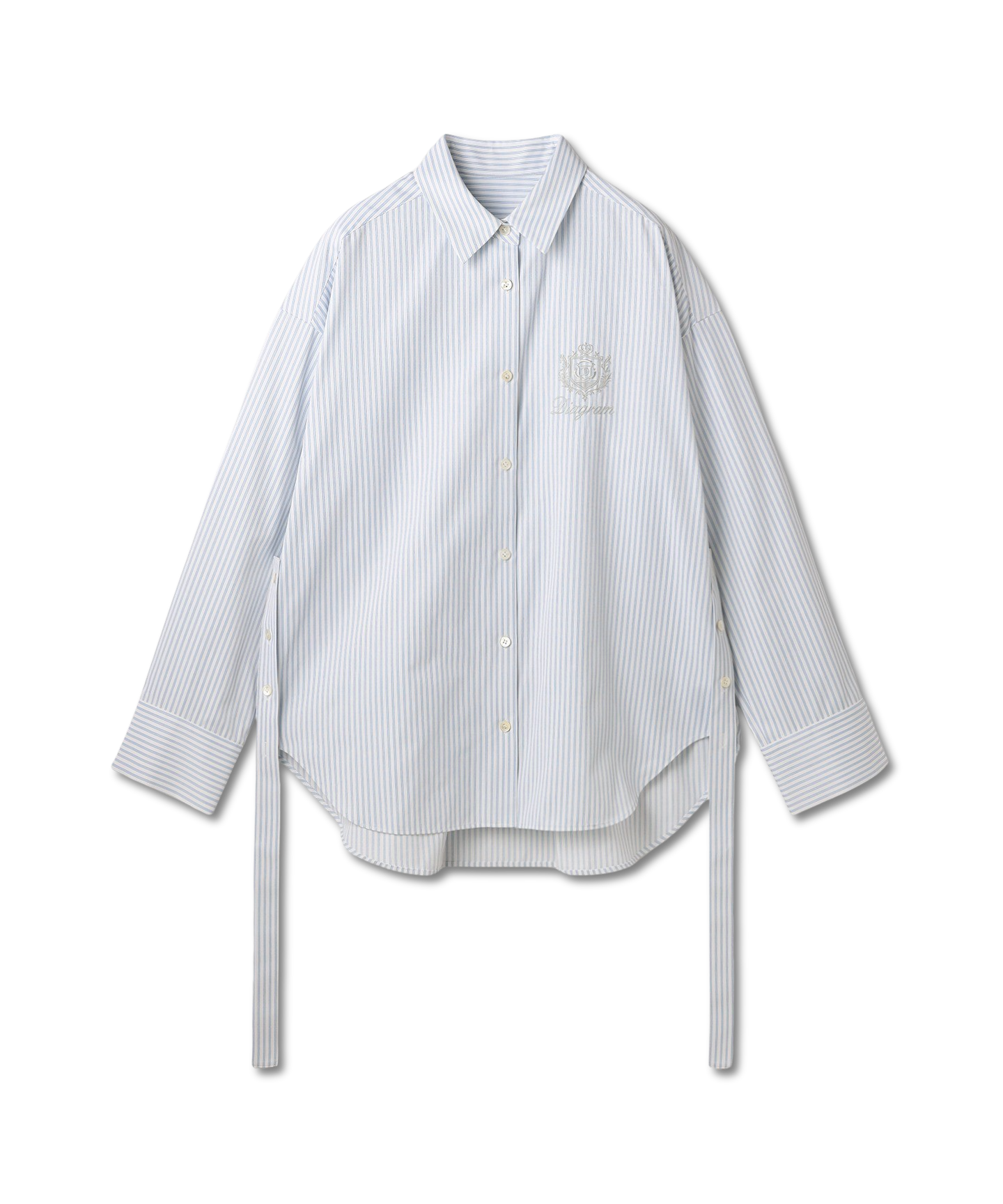 エンブレム刺繍シャツ