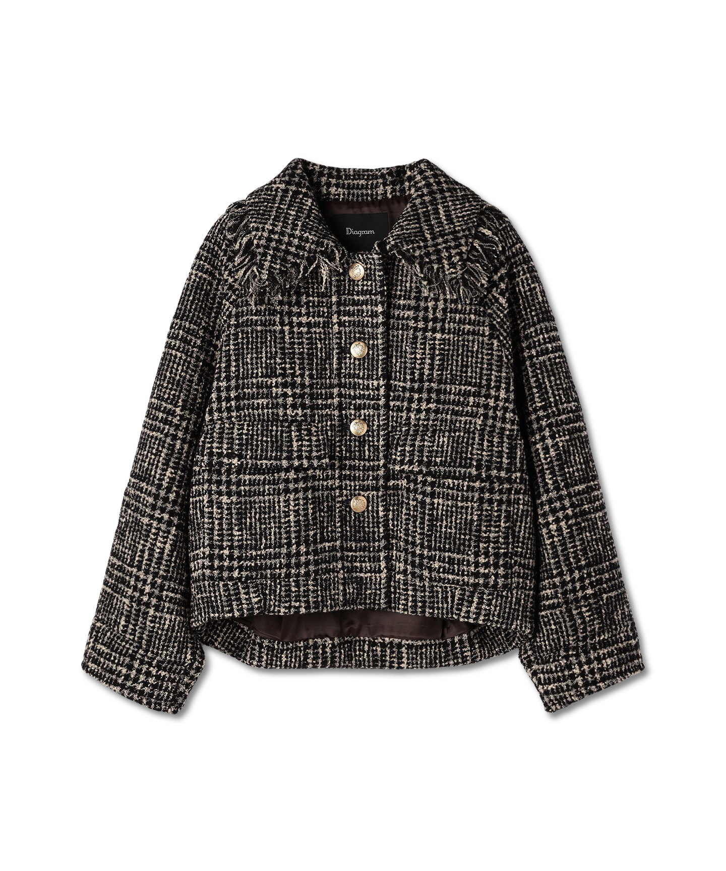 パディングツイードジャケット