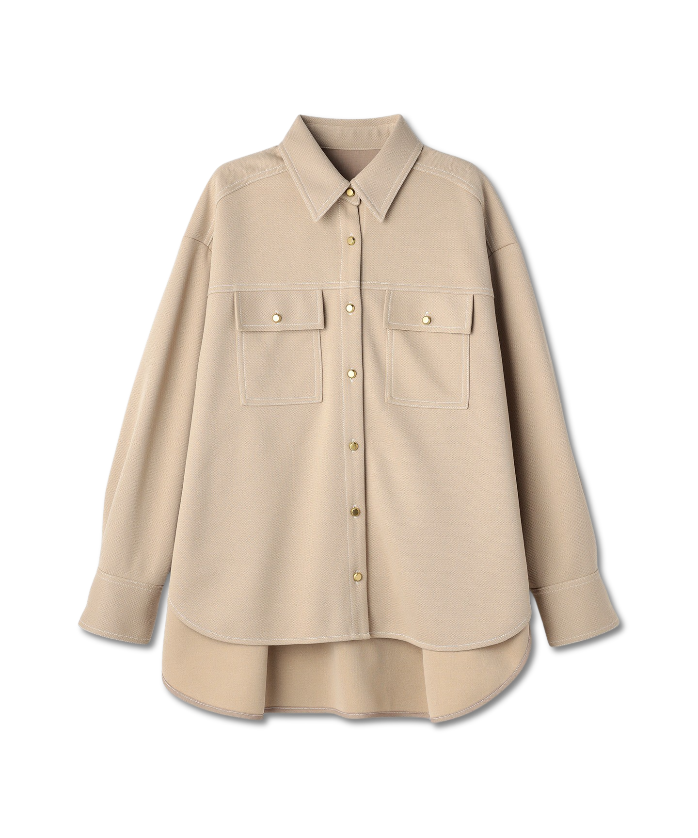 ジャージビッグシャツ