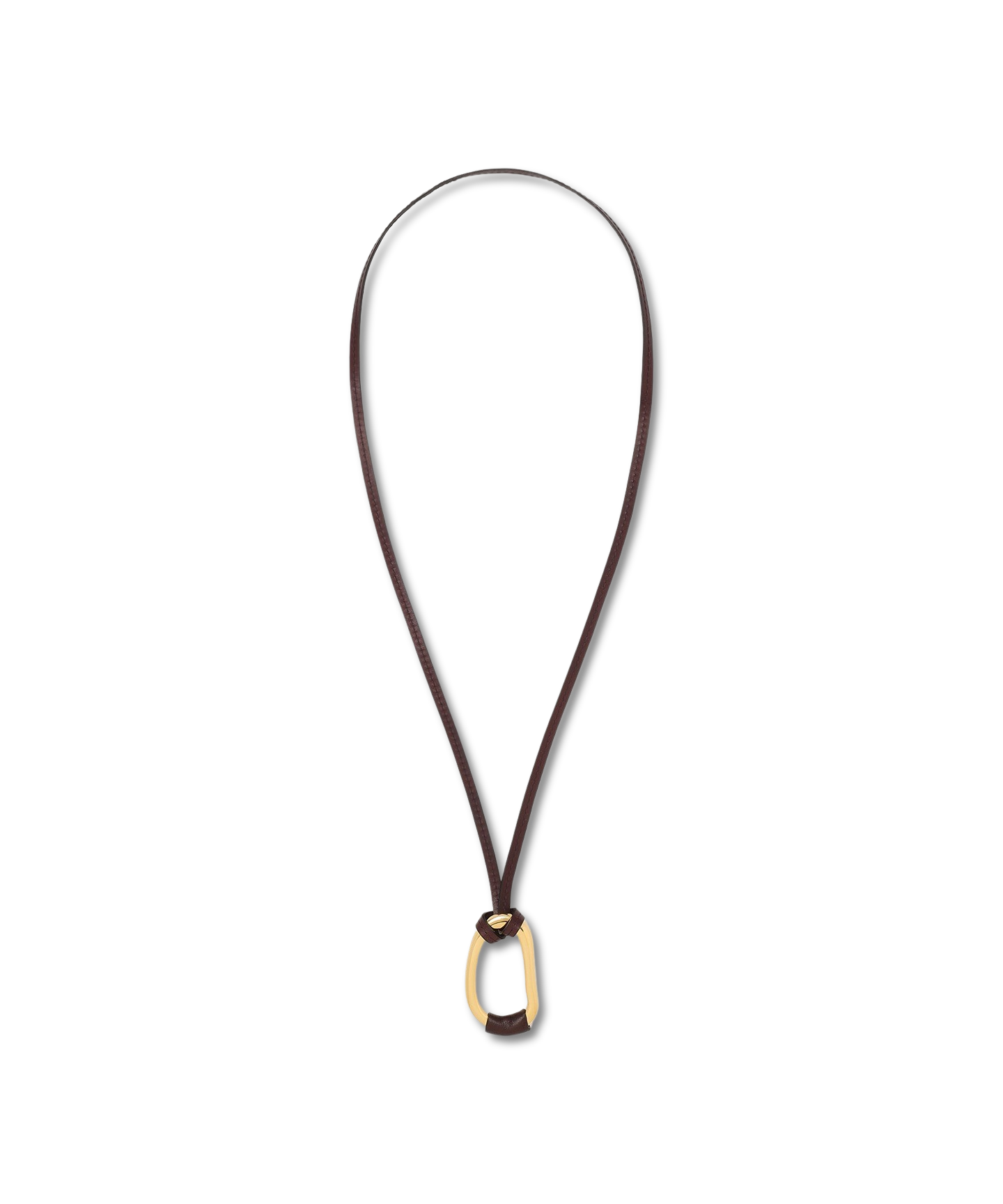 レザーリングネックレス